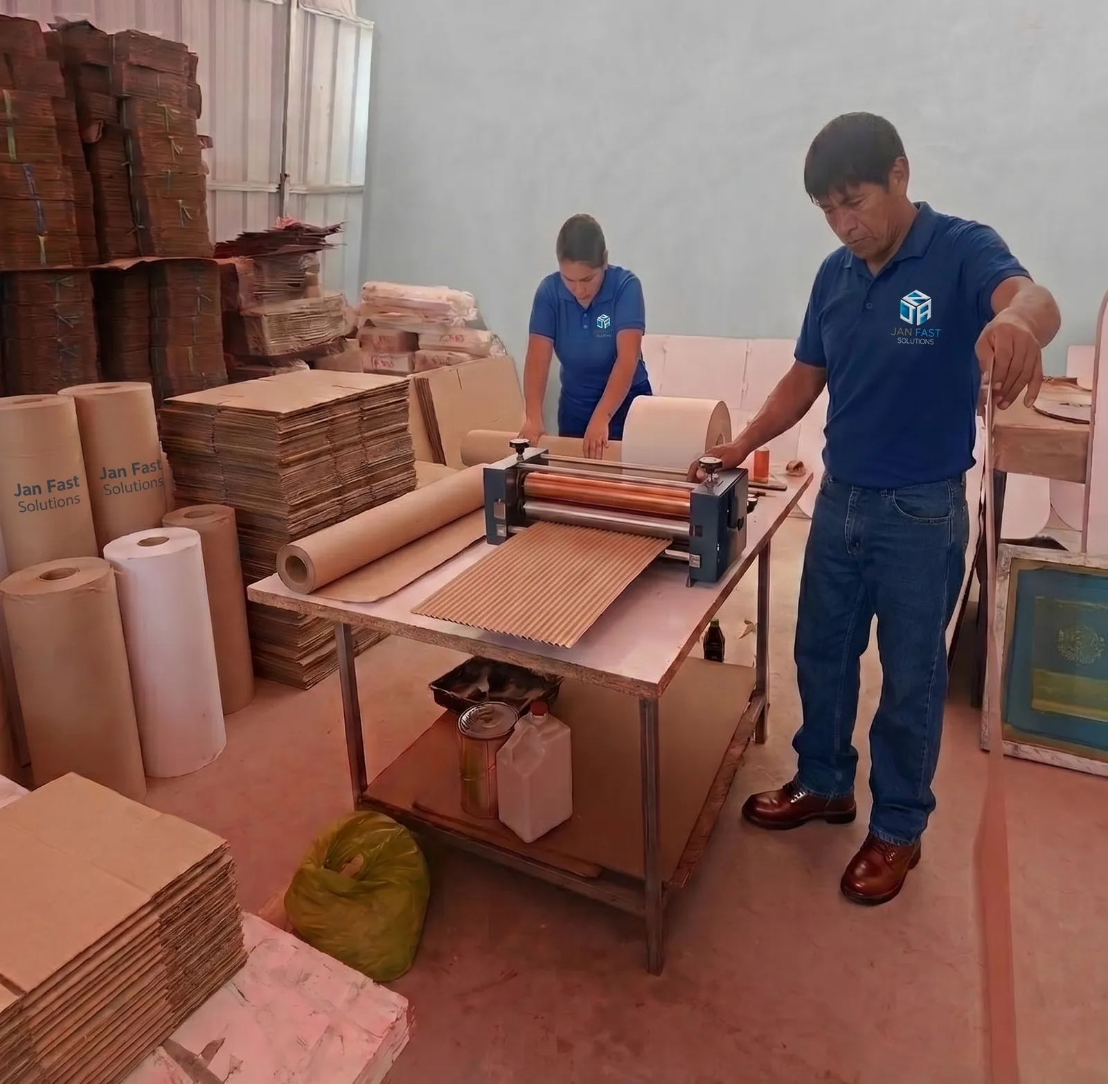 Inicios de JAN FAST, fabricante de cajas de cartón en Lima